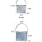 Iron Carry Flower Pot Gray Sweet Home