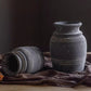 Handmade Gray Clay Pottery Vase