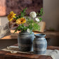 Handmade Gray Clay Pottery Vase