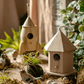 Natural Solid Wood Bird's Nest