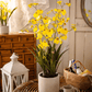 Potted Faux Dancing Lady Orchid