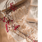 Rustic Artificial Red Berry Vine 63" Long