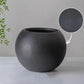Round Magnesium Clay Planter