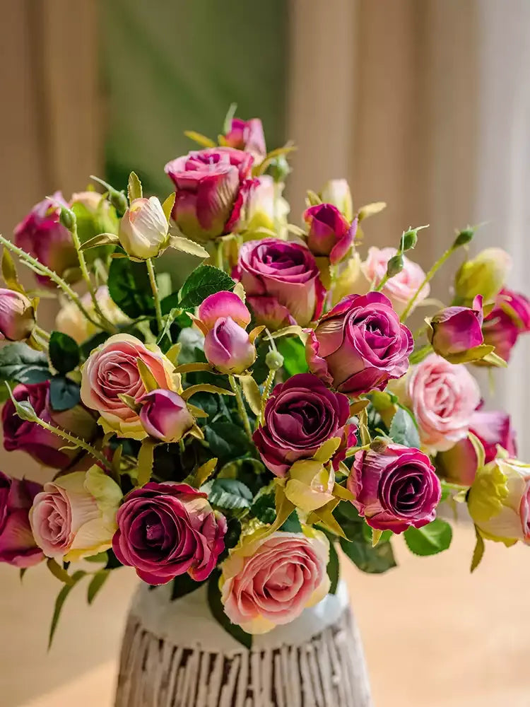 Tallo de rosa jardín vintage – 25"