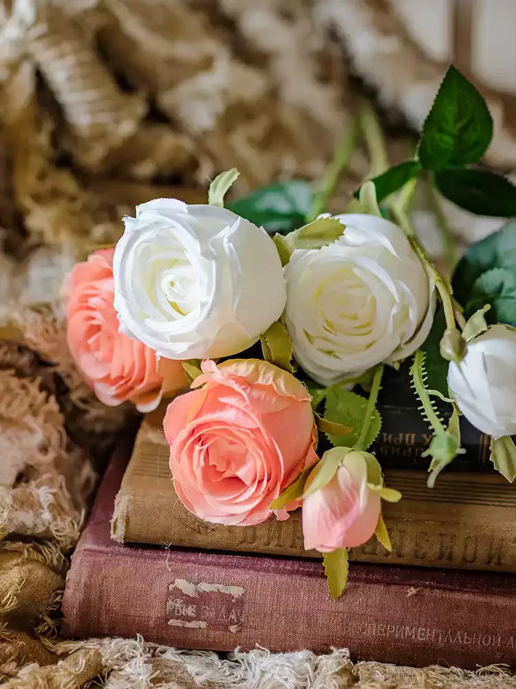Tallo de rosa jardín vintage – 25"