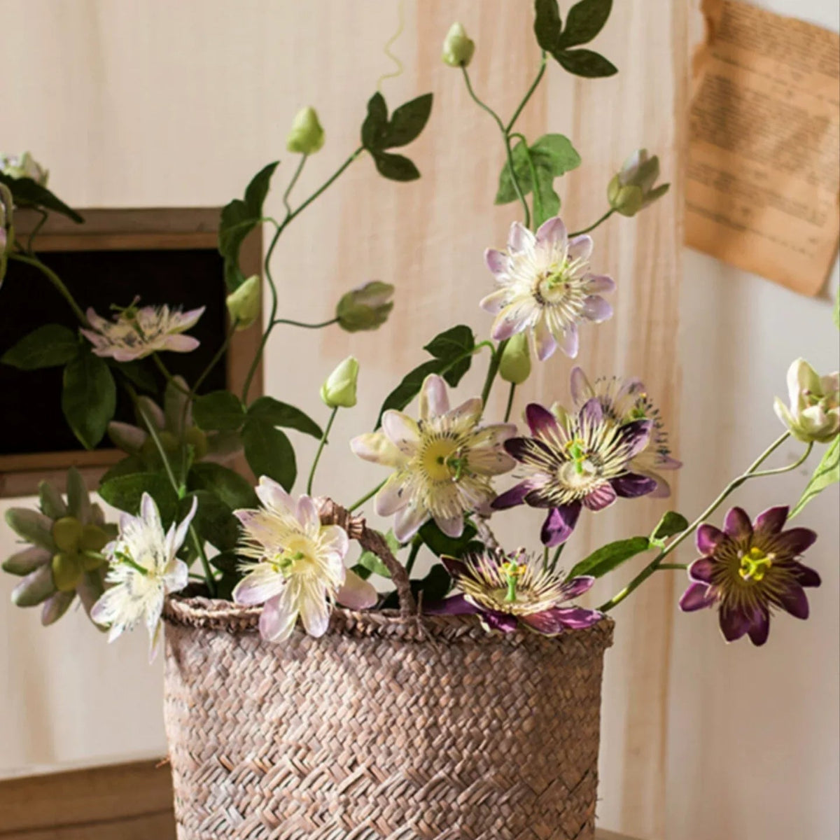 Tallo de enredadera de flores silvestres – 33"