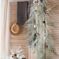Christmas Faux Snow Pine Needle Wreath or Vine