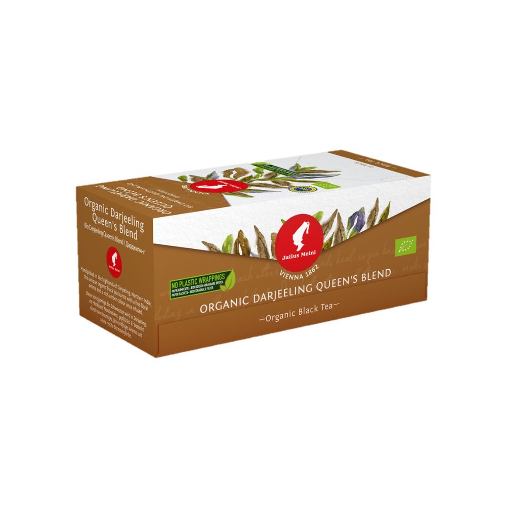 Julius Meinl Organic Darjeeling Black Tea Bags 25ct