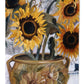 Pot of Sunflowers Garden Flag – Decorative Outdoor Yard Flag JMK1202GF