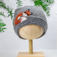 Sleeping Fox Cashmere Hat - Child