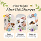Kin+Kind Flea & Tick Dog Shampoo – Plant-Based Lavender Treatment, 12 oz