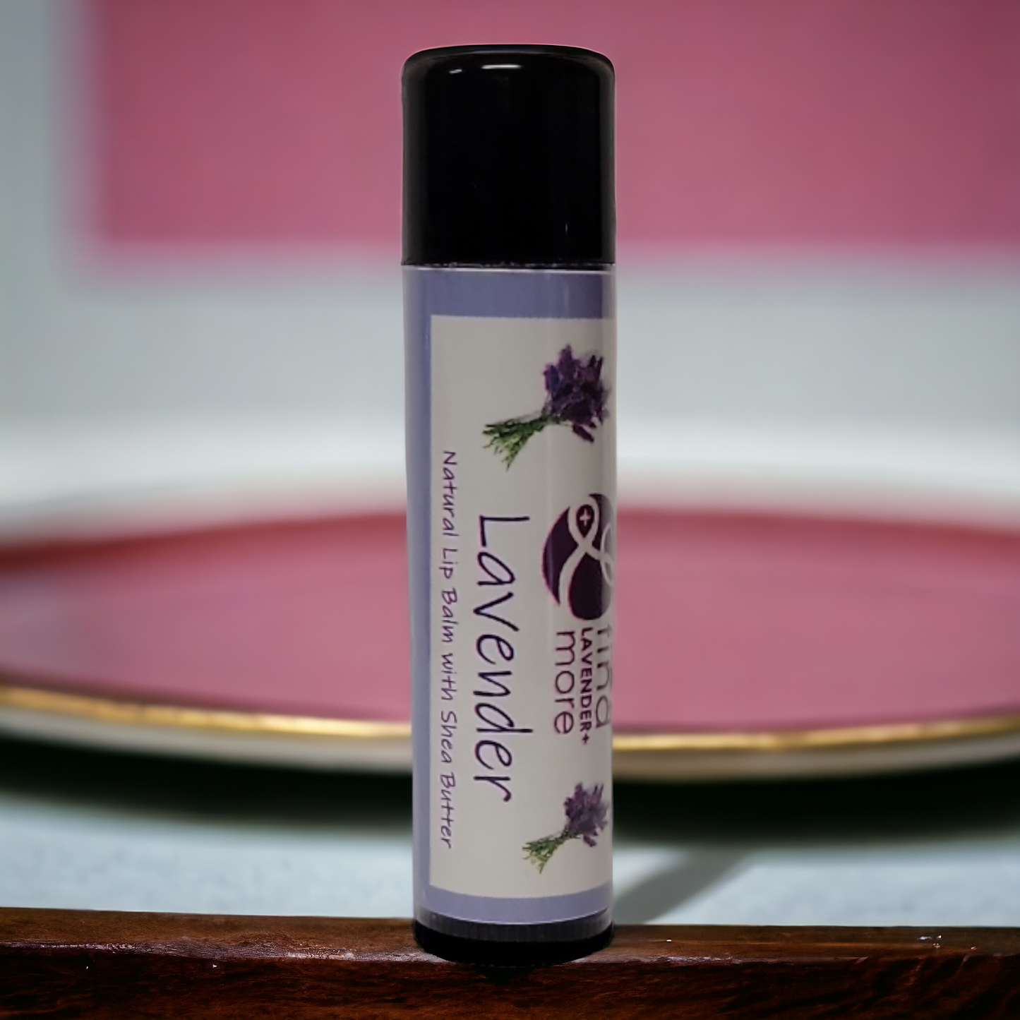Natural Shea Butter Lavender Lip Balm Set 3-Pack Moisturizing
