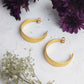 Golden Road Hoop Earrings