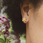 Petite Floral Stud Earrings