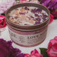 LOVE NOTES Rose + Pink Salt Candle