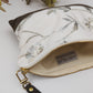 Winona Embroidered Linen Wristlet