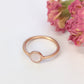 Mini Pebble Ring - Rose Gold