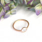 Mini Pebble Ring - Rose Gold