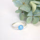 Mini Pebble Ring - Silver
