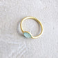 Mini Pebble Ring - Gold