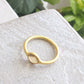 Mini Pebble Ring - Gold