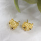 Azia Owl Stud Earrings