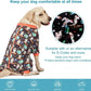 Large Dog Pajamas Space Astronaut Print Recovery Shirt UV Pullover