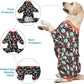 Large Dog Pajamas Space Astronaut Print Recovery Shirt UV Pullover