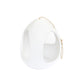 Large White Ceramic Hanging Pod
