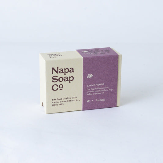 Bar Soap - Lavender 7 oz - contains pure lavender essential oil and shea butter