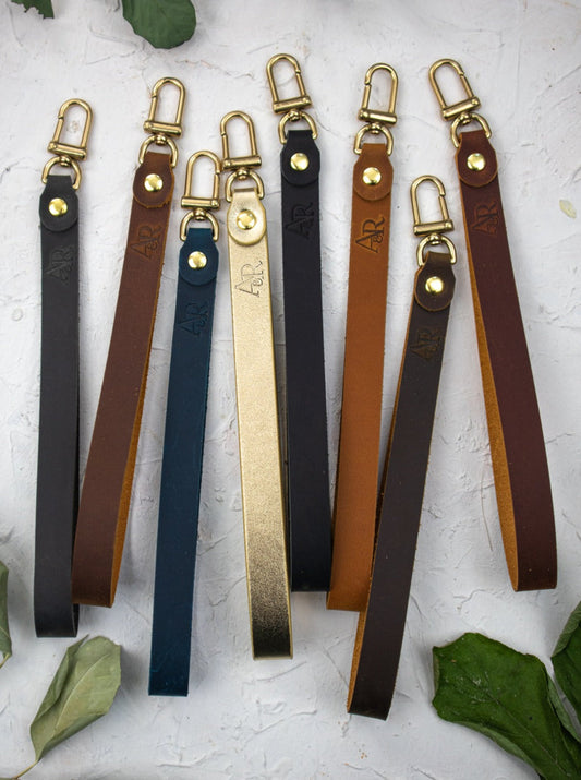 Leather Wristlet Strap