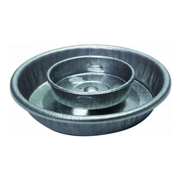 Little Giant Metal Waterer Base Jar 1 Quart