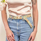 Luisa Emboidered Skinny Belt