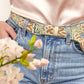 Luisa Emboidered Skinny Belt
