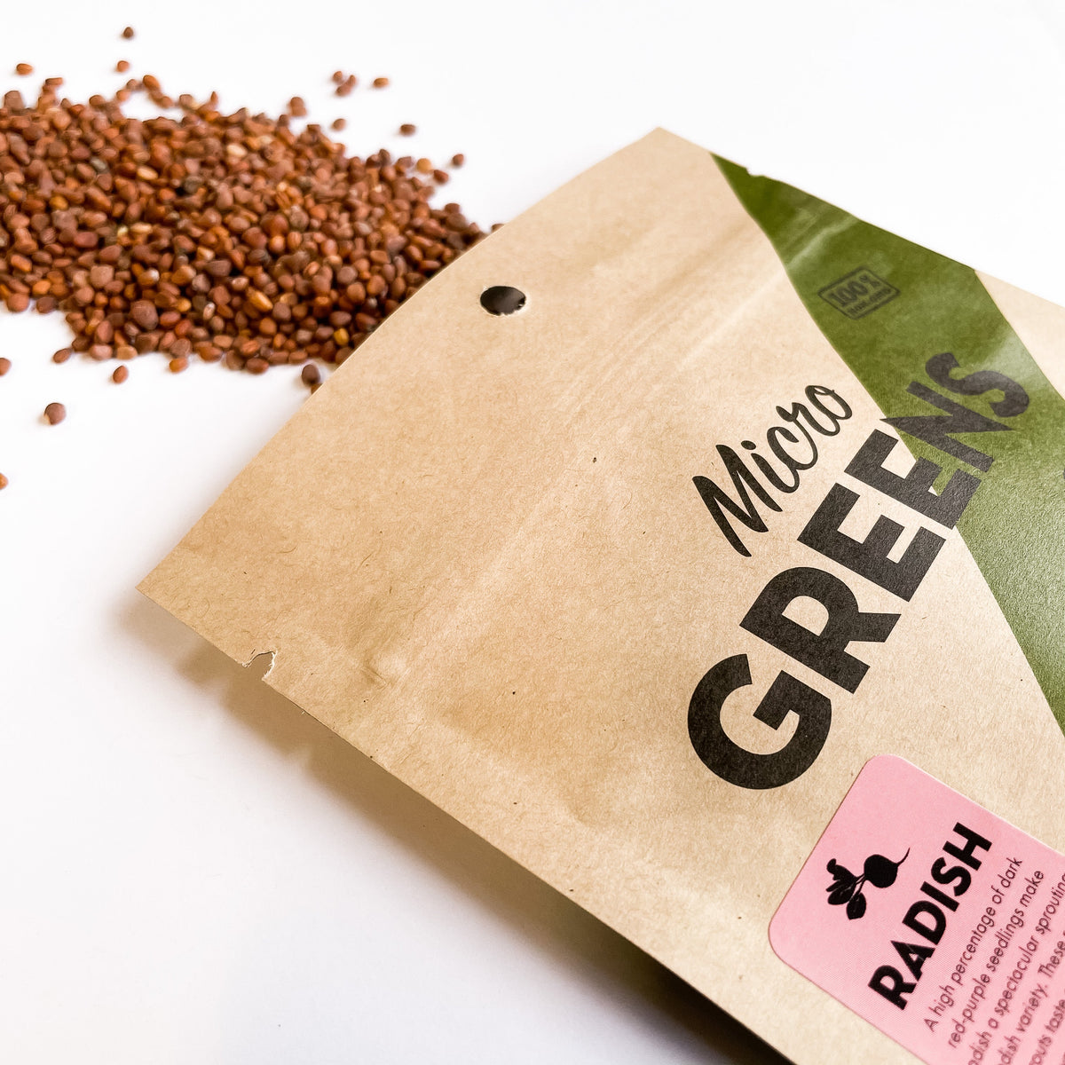 Rábano para microgreens