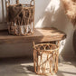 Bohemian Open-Weave Rattan Basket