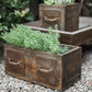 Farmhouse Wooden Box for Succulents or Flowers