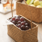 Rectangular Woven Carry Basket Organizer