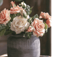 Rolled Edge American Rose Stem 18" Tall