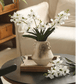 Faux Vanda Orchid Stem 24" Tall
