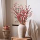 Faux Red Winterberry Stem