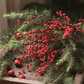 Faux Red Winterberry Stem