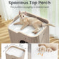 Made4Pets 2-Story Indoor Cat House Cube Bed Tunnel Condo
