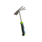 2-in-1 Garden Cultivator Rake Hoe Tiller Tool
