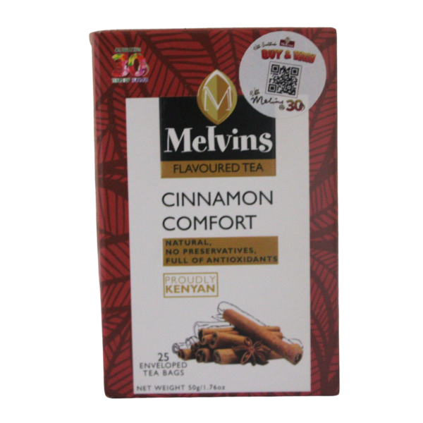 Melvins Cinnamon Comfort Cinnamon Black Tea – 25 Bags