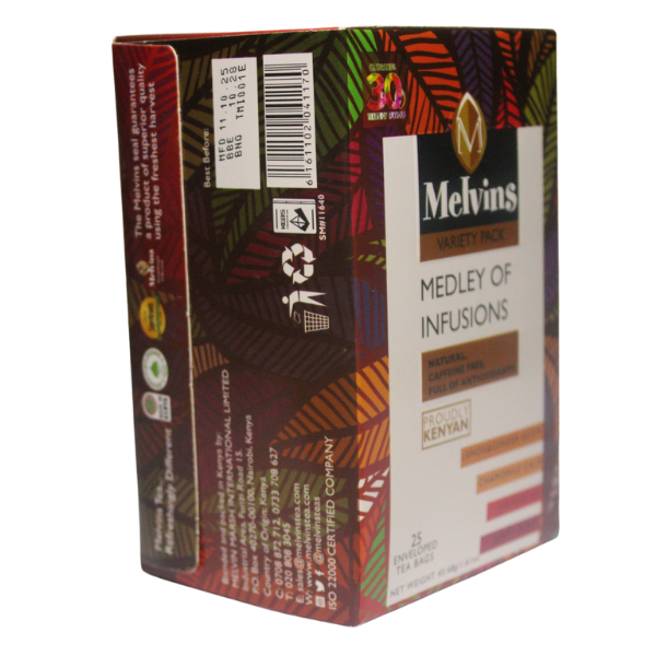 MELVINS MEDLEY OF INFUSIONS TEABAGS 25's