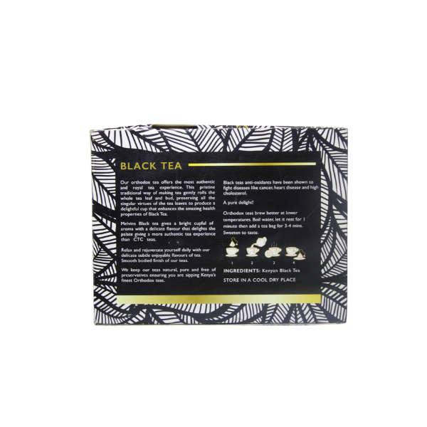 MELVINS BLACK ORTHODOX TEA 15'S TAGGED