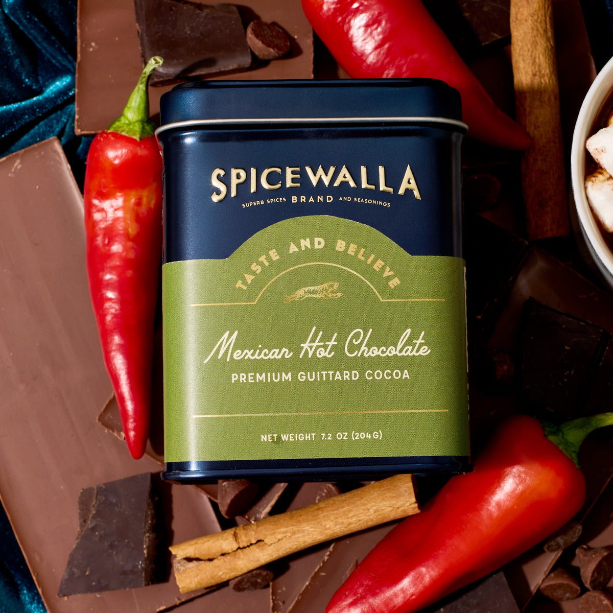 Chocolate caliente mexicano de lujo