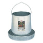 Miller Galvanized Hanging Chicken Feeder 12 lb Metal Poultry Feed Dispenser