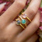 Mini Pebble Ring - Gold
